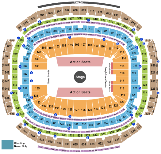 NRG Stadium Lizzo Seating Chart